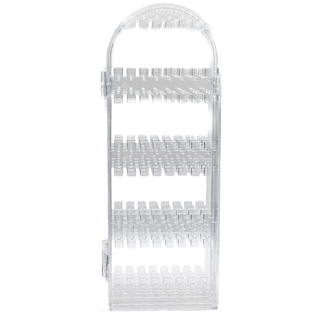 Clear 4-Foldable Screen Acrylic Earring Display Stands