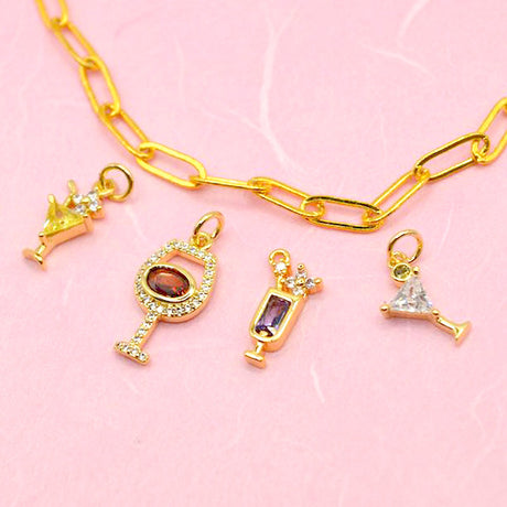 Cocktail Hour Mini Charm Set
