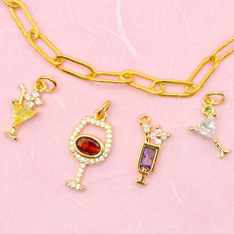 Cocktail Hour Mini Charm Set