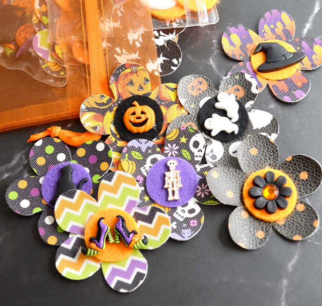 Creepy Cute Faux Leather Flower Making DIY Kit