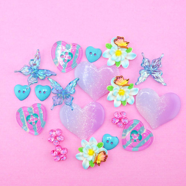 Cupid’s Pastel Garden Craft Embellishments