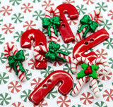 caramelo rayado navidad