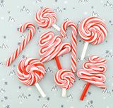 Christmas Candy Shop Polymer Clay Lollipops