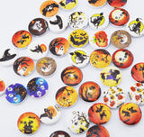 Halloween Scene Wood 14mm 2-Hole Buttons