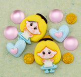 Wonderland Whimsy Alice Craft Embellishment Pack