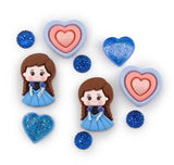 Frozen Heart Anna Craft Embellishment Pack