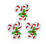 Candy Cane Fabric Patches- 3 Styles