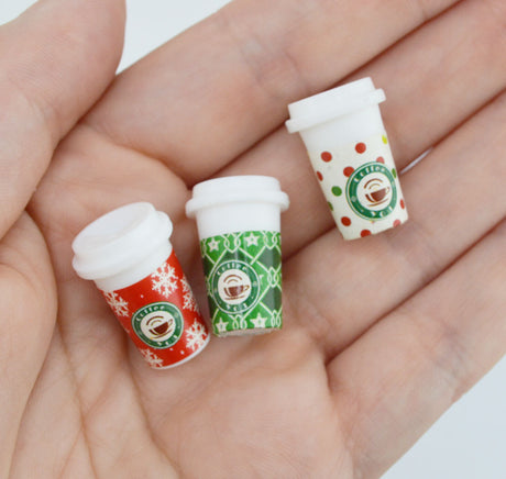 Christmas Coffee Cup 3D Craft Embellishments