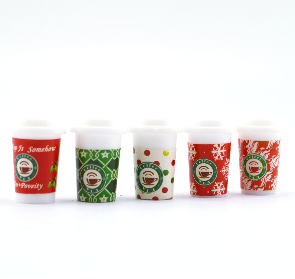 Christmas Coffee Cup 3D Craft Embellishments