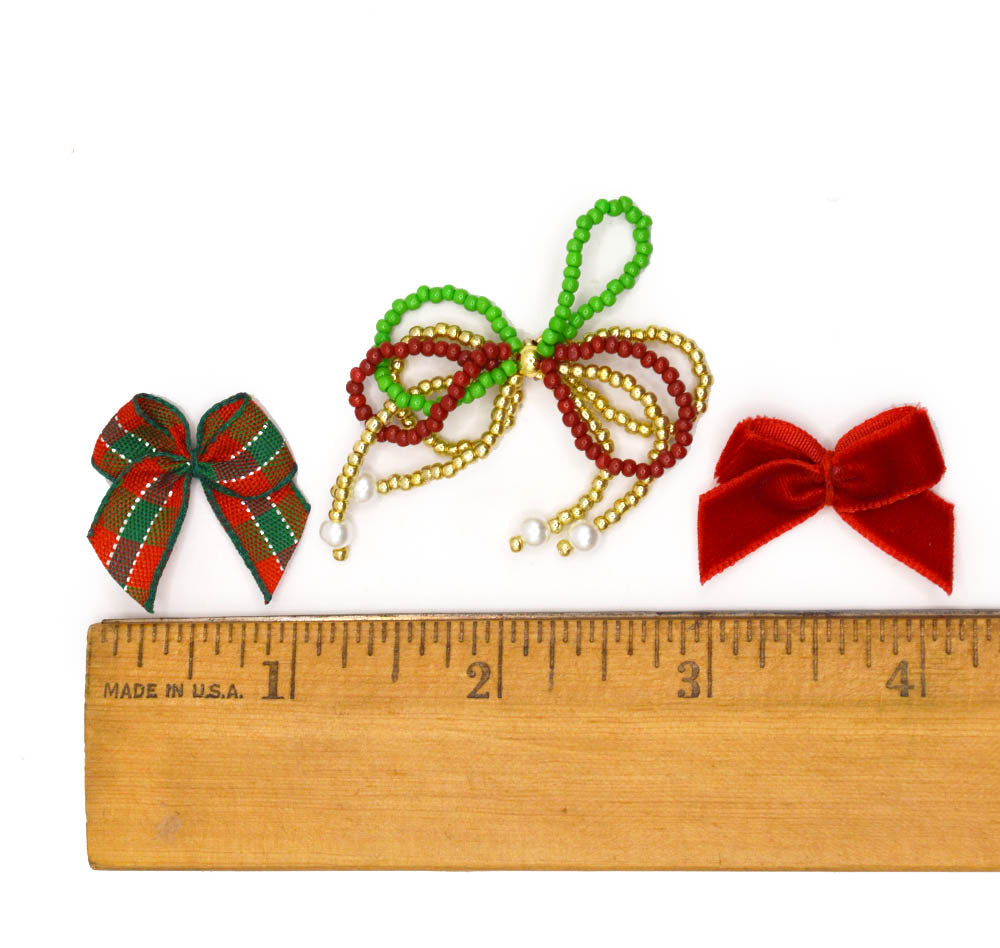 Christmas Bows 6 Piece