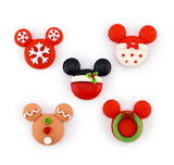 Christmas Mickey Resin Heads