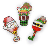 Christmas Spirits Acrylic Charms – 3 Piece Set