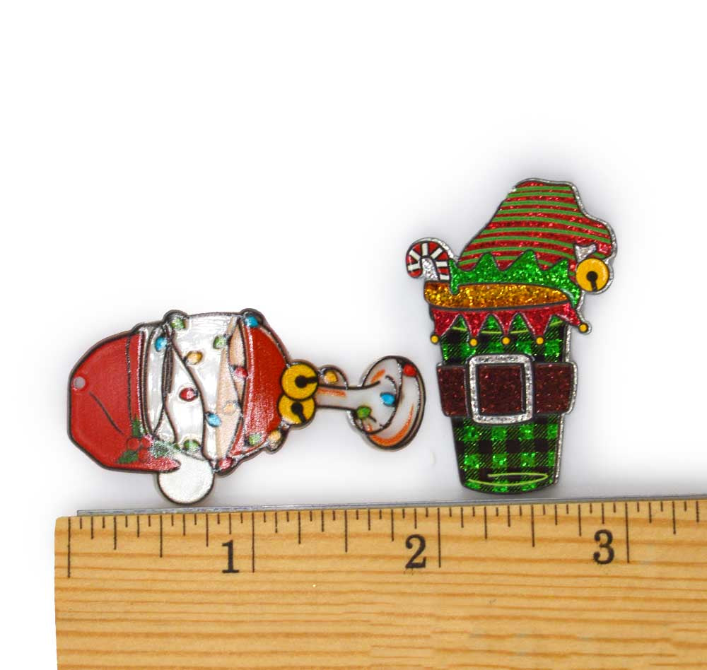 Christmas Spirits Acrylic Charms – 3 Piece Set
