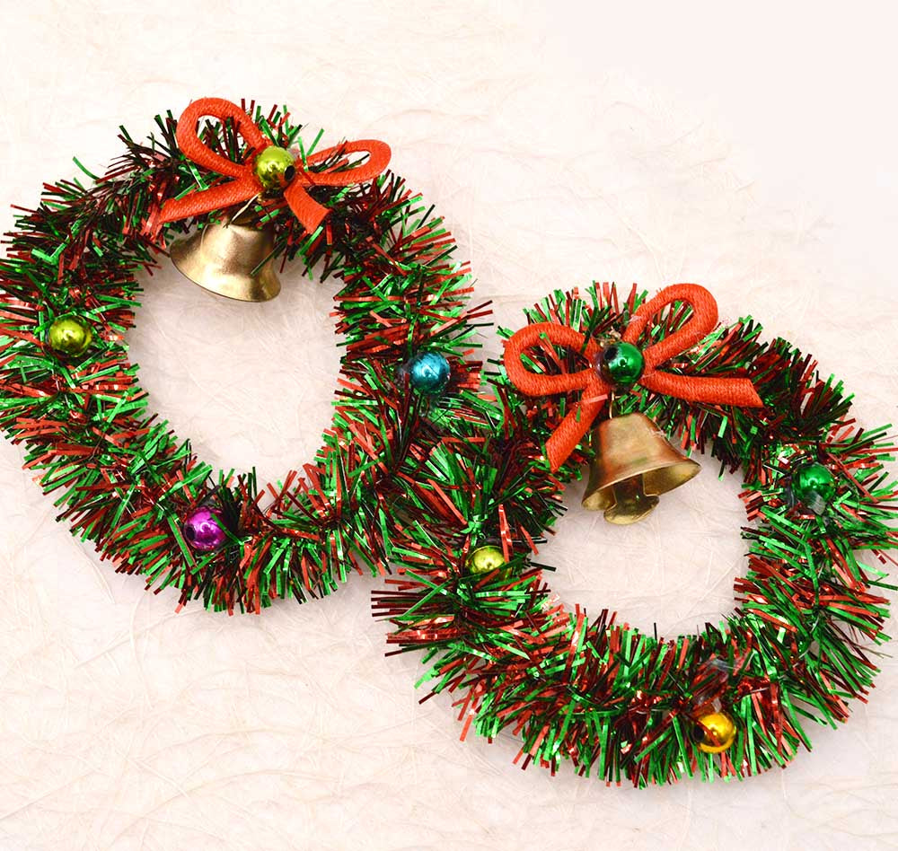 Classic Christmas Bell Wreath Embellishment