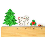 Tangled Up in Christmas White Cat Embellishment Mix