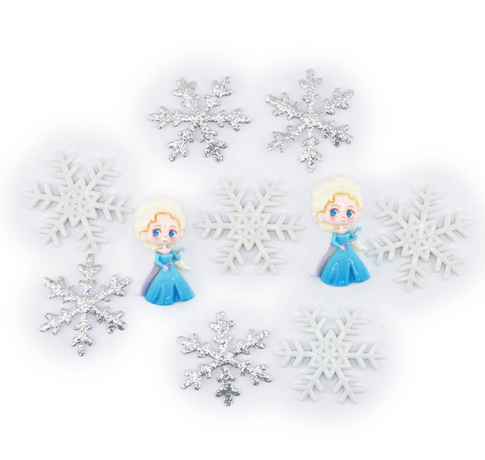 Winter Sparkle Elsa Craft Embellishment Pack
