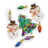 Frosty Jamboree Winter Acrylic Charm Embellishments