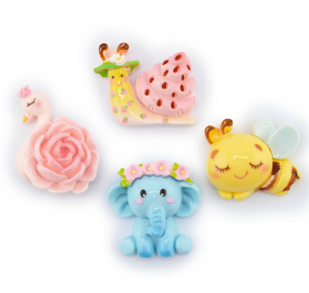 Garden Giggles Resin Embellishment Pack