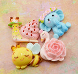 Garden Giggles Resin Embellishment Pack