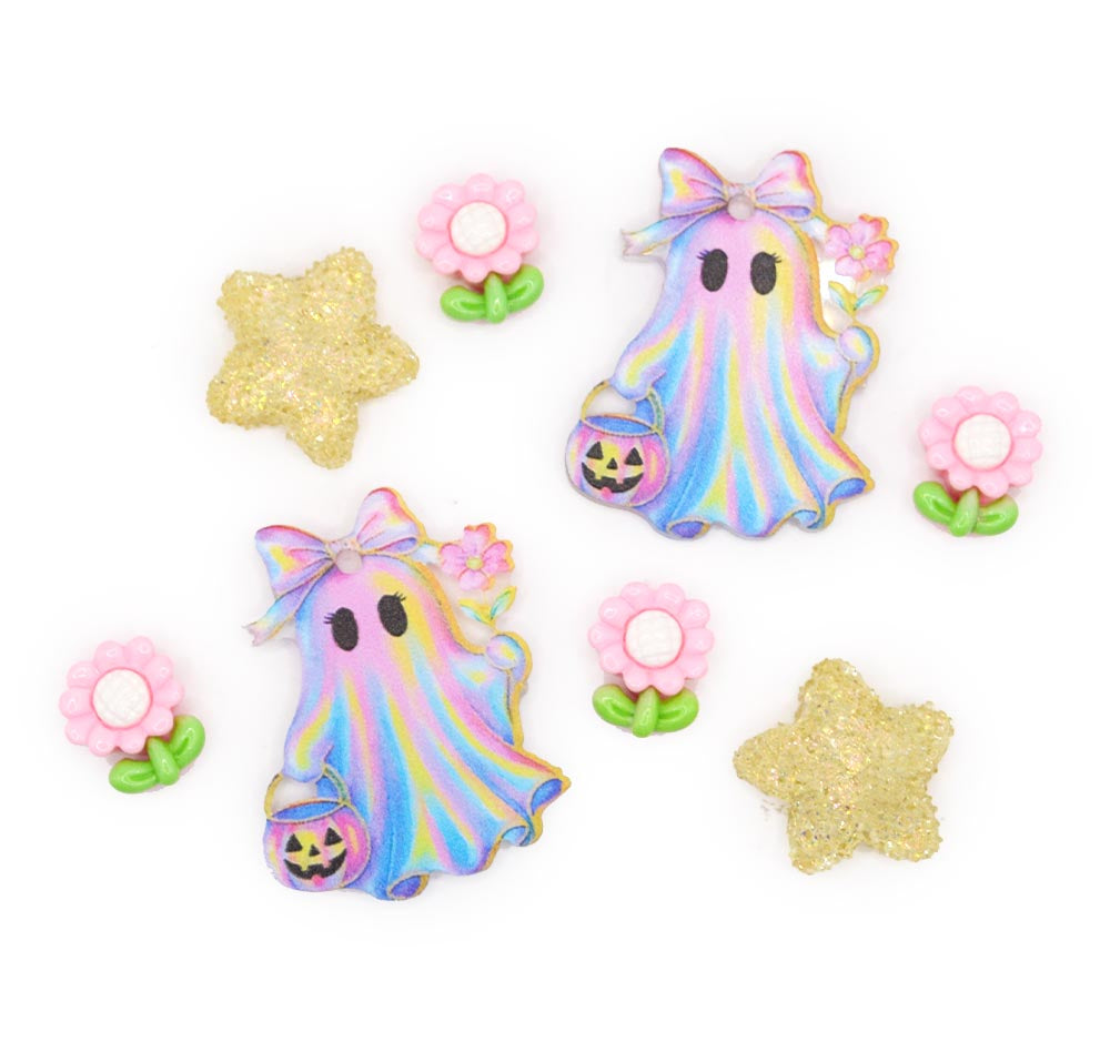 Halloween Sweet Treats Flat Resin Embellishments