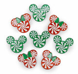Peppermint Mouse Acrylic Charms