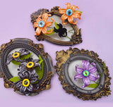 Gothic Monster Eye Flower Frame DIY Kit – Makes 3