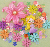 Kawaii Rapunzel Garden Craft Embellishment Pack