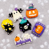 Spooky Rhinestone Halloween Resin Embellishments