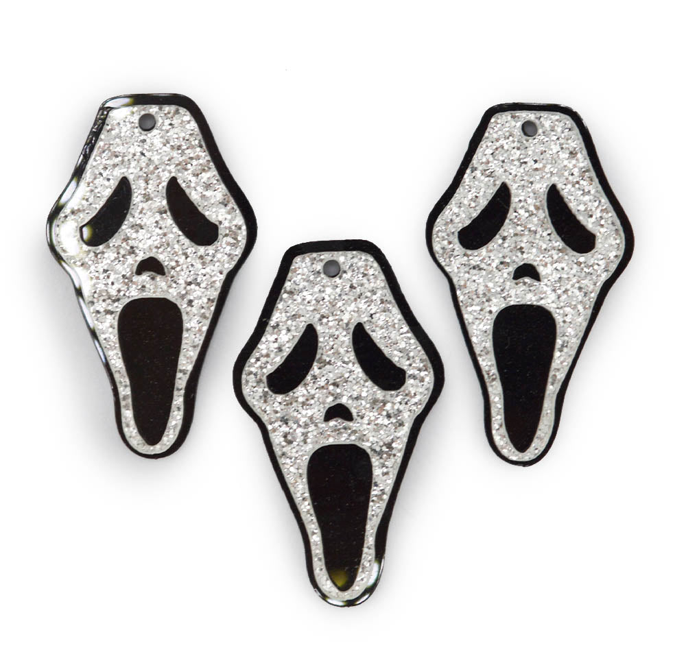Scream Face Resin Craft Embellishments