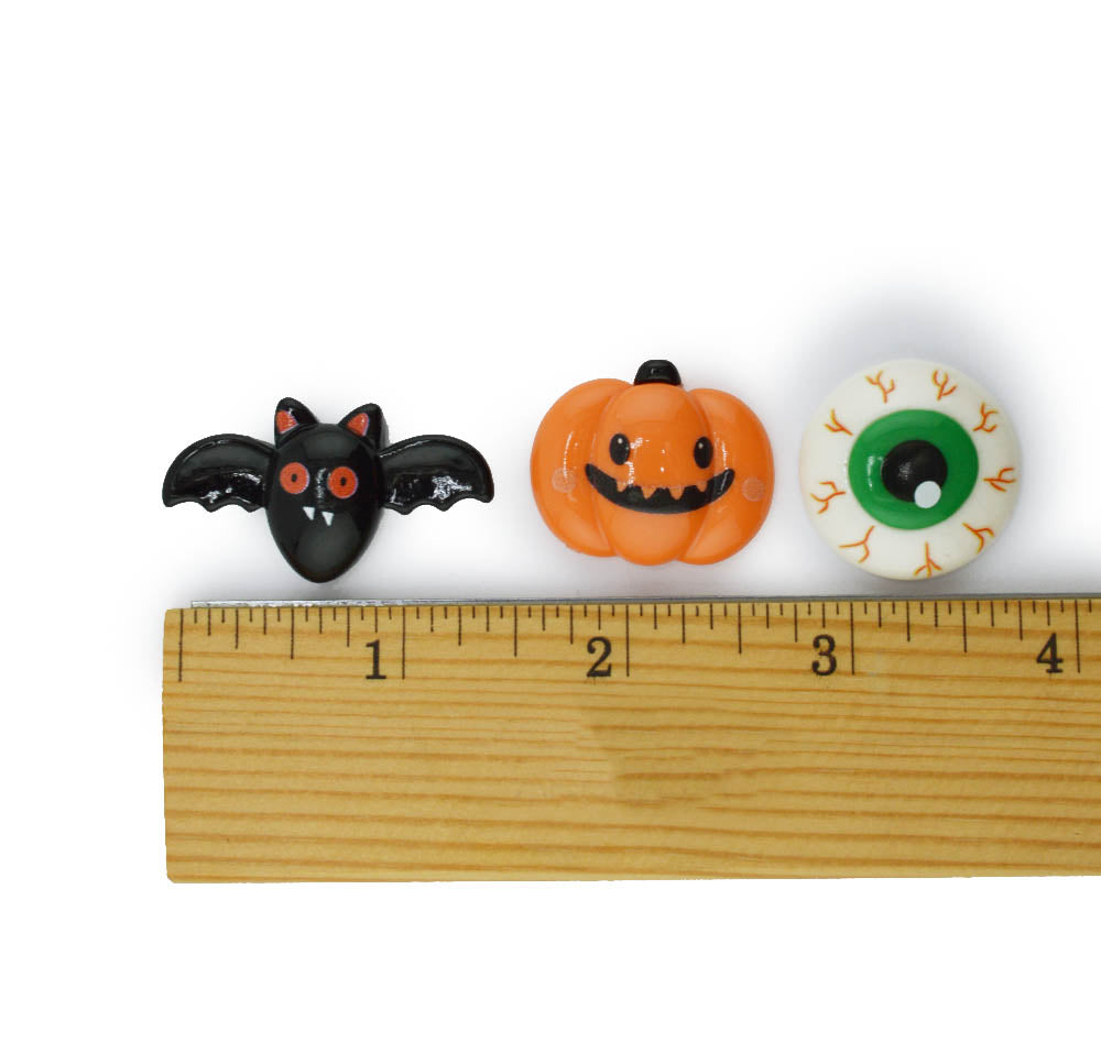Spooky Mix Resin Halloween Cabochons