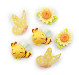 Sunny Bees and Flowers Resin Craft Embellishments