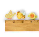 Sunny Bees and Flowers Resin Craft Embellishments