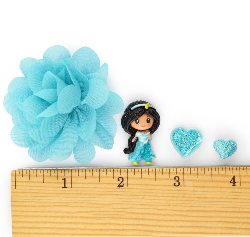Royal Blue Jasmine Craft Embellishment Pack