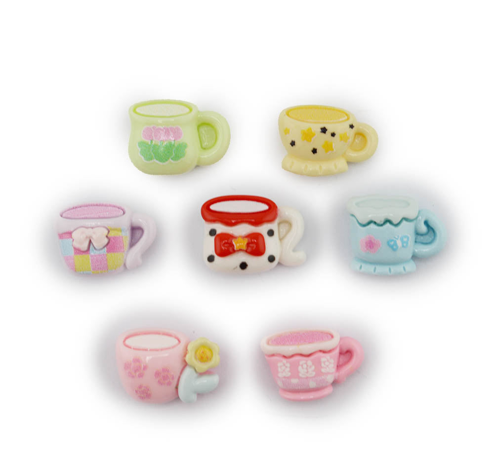 Time For Tea Resin Craft Embellishments