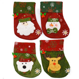 Mini Christmas Stocking Holiday Ornament Set