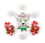 Whimsical Christmas Elf Cat