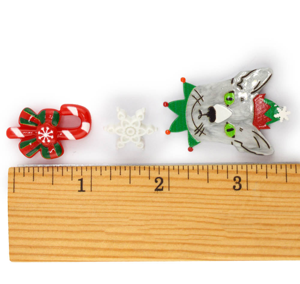 Whimsical Christmas Elf Cat