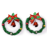 Festive Christmas Bell Wreath Embellishment