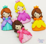 Pretty little girls in beautiful dresses add to princess and children's crafts