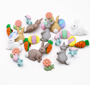easter-themed buttons for DIY crafting projects