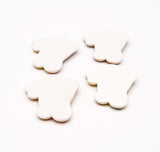The back of snuggle easter bunnies that shows they are flat with no holes or shanks