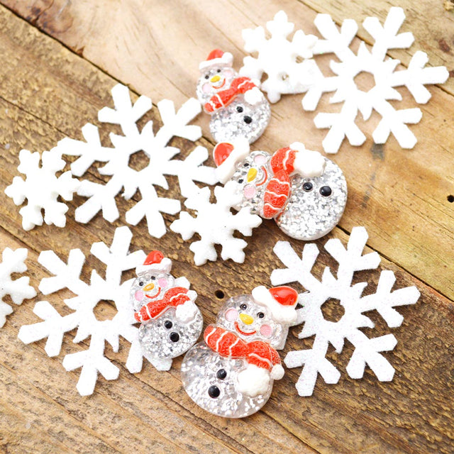 Sparkle Snowmen Winter Embellishment Pack