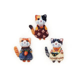 Dressed Up Pretty Kitties Flat Acrylic Embellishments
