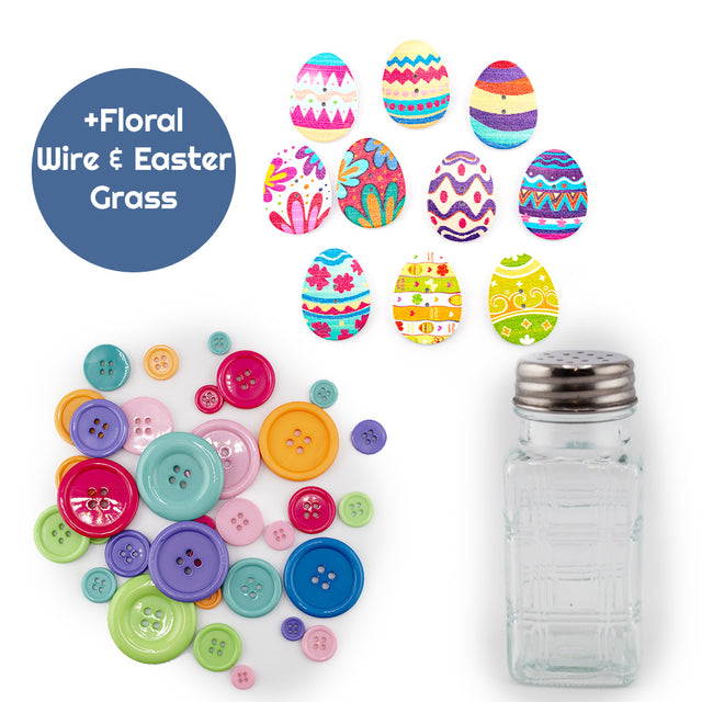 Hoppy Easter Button Bouquet Craft Kit