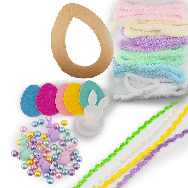 Pastel Egg Party Wreath Craft Kit