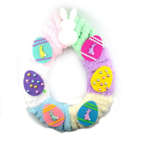 Pastel Egg Party Wreath Craft Kit