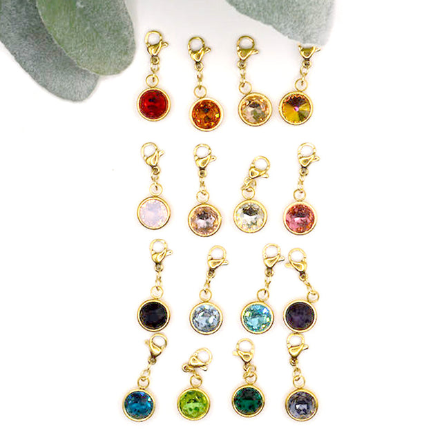 Elegant Rhinestone Pendant with Lobster Claw Clasp