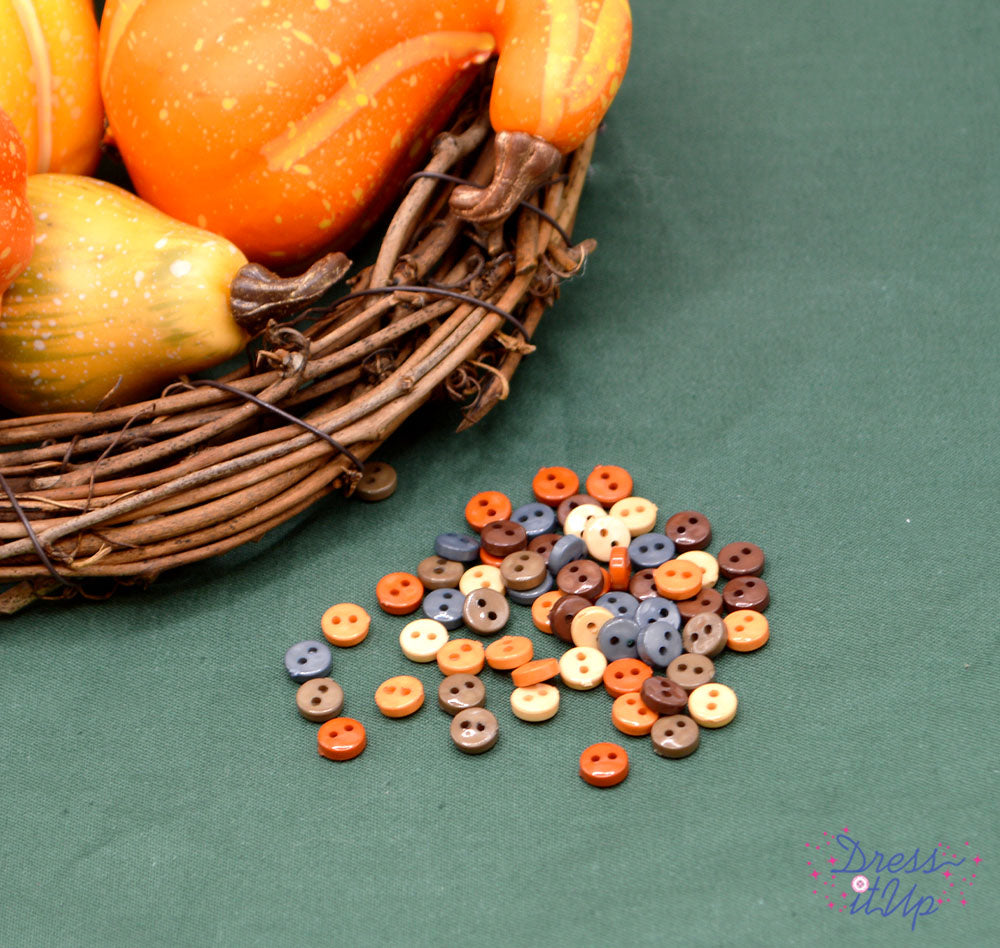 Autumn Vibes Fall Colors 2-Hole Buttons – Dress It Up
