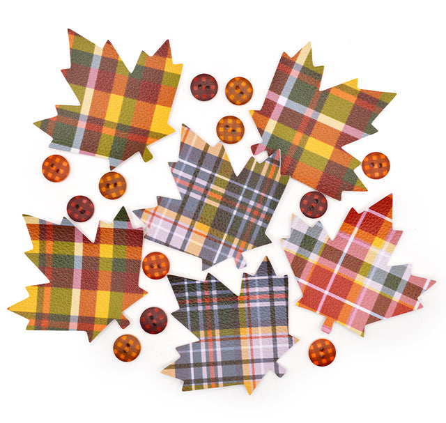 Plaid & Pine Embellishment Pack