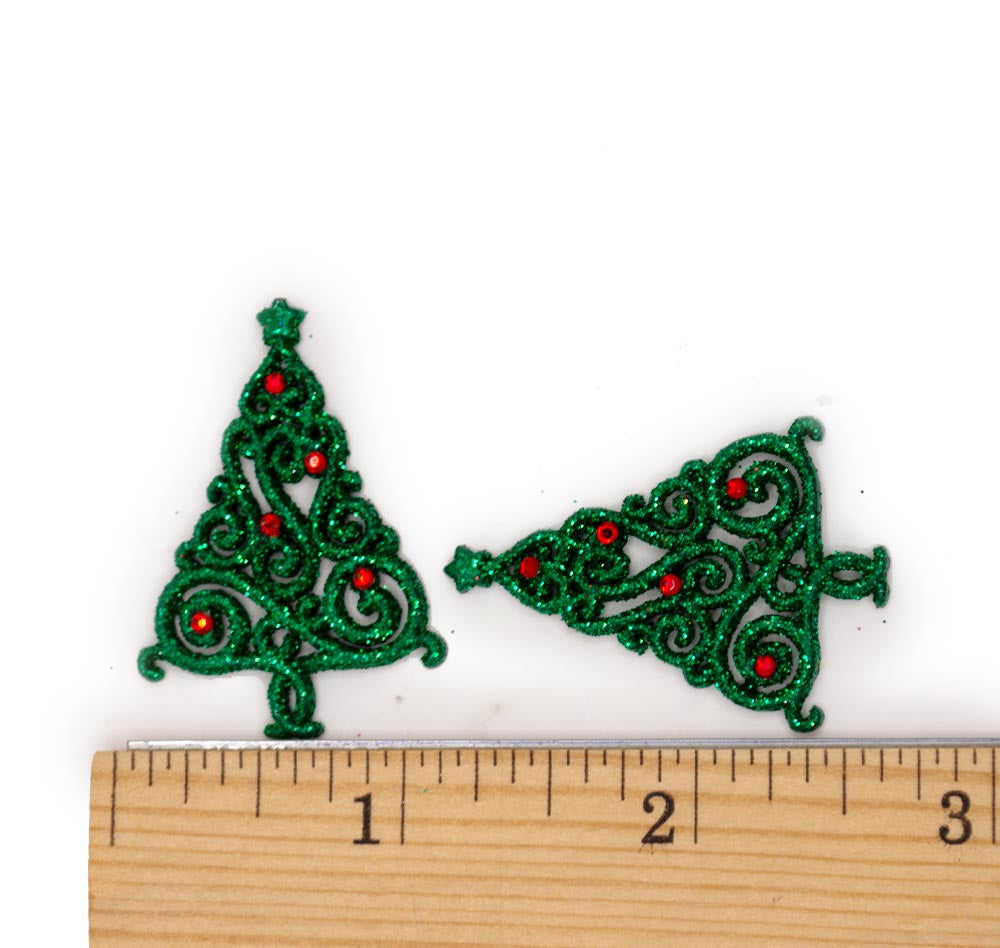 Fancy Tree Singles- 6 Pieces Festive Holiday Christmas Themed